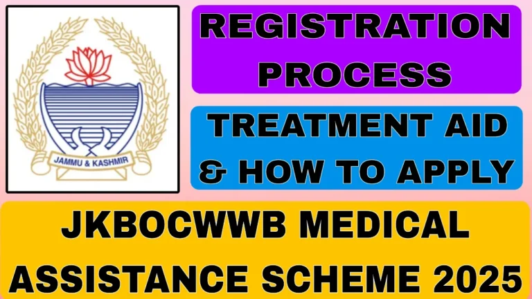 JKBOCWWB Medical Assistance Scheme 2025